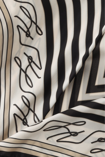 ŠILTOVKA KARL LAGERFELD K/AUTOGRAPH SCARF CAP - Fotografia č. 9