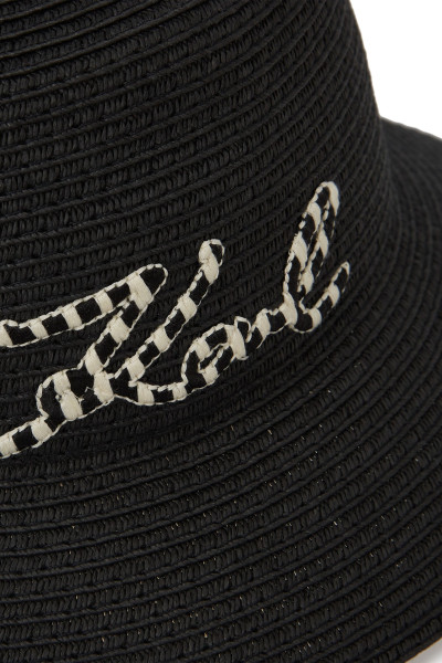 KLOBÚK KARL LAGERFELD K/SIGNATURE STRIPE LOGO BUCKET - Fotografia č. 3