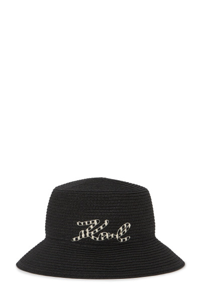 KLOBÚK KARL LAGERFELD K/SIGNATURE STRIPE LOGO BUCKET - Fotografia č. 1