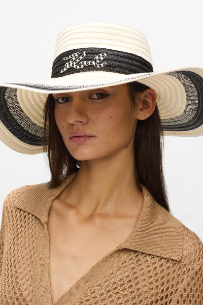 KLOBÚK KARL LAGERFELD K/SIGNATURE STR LOG SUMMER HAT - Fotografia č. 2