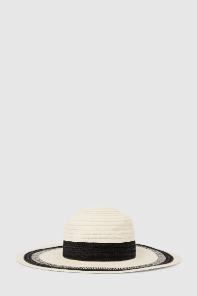KLOBÚK KARL LAGERFELD K/SIGNATURE STR LOG SUMMER HAT - Fotografia č. 4
