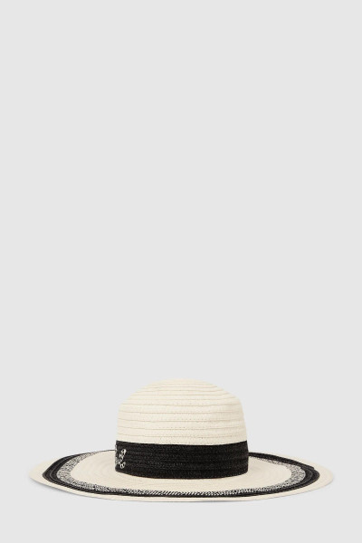 KLOBÚK KARL LAGERFELD K/SIGNATURE STR LOG SUMMER HAT - Fotografia č. 5