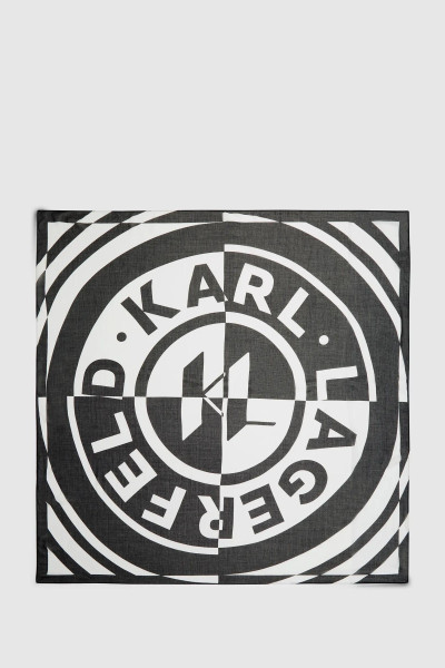 SÁL KARL LAGERFELD K/CIRCLE MODAL SCARF - Kép 2
