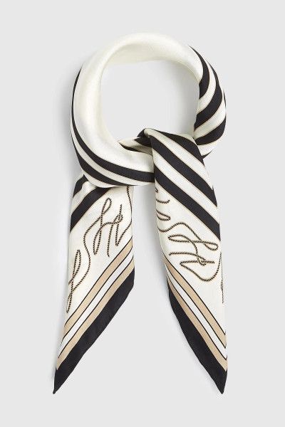 SÁL KARL LAGERFELD K/AUTOGRAPH SEAS SILK SCARF - Kép 1