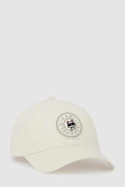 SAPKA KARL LAGERFELD IKON CIRCLE CHOUPETTE CAP - Kép 1