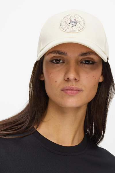 SAPKA KARL LAGERFELD IKON CIRCLE CHOUPETTE CAP - Kép 2
