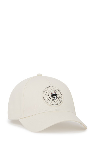 KŠILTOVKA KARL LAGERFELD IKON CIRCLE CHOUPETTE CAP - Fotografie č. 1