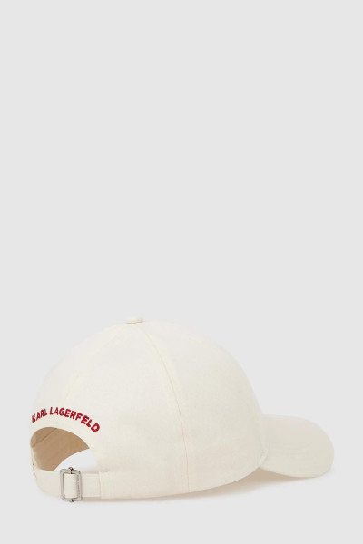 SAPKA KARL LAGERFELD IKON CIRCLE CHOUPETTE CAP - Kép 4