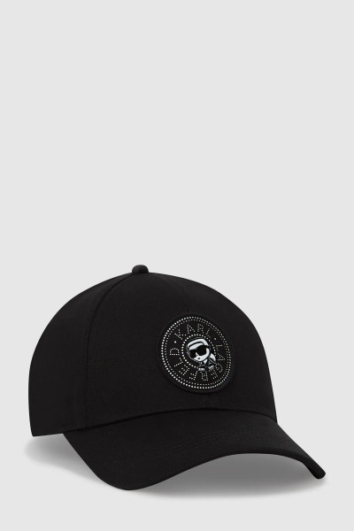 SAPKA KARL LAGERFELD IKON CIRCLE KARL CAP - Kép 1