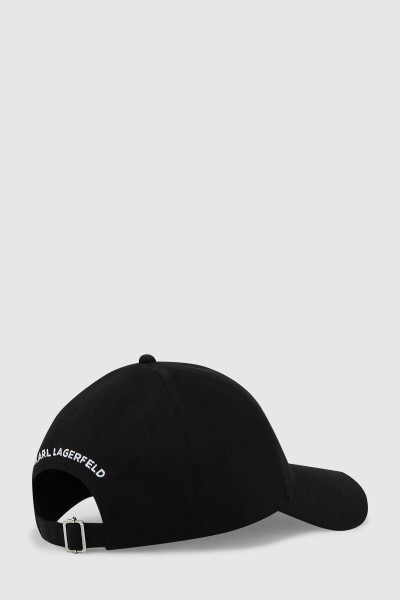 SAPKA KARL LAGERFELD IKON CIRCLE KARL CAP - Kép 4