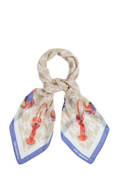 SÁL KARL LAGERFELD IKON MONOGRAM SCARF - Kép 1