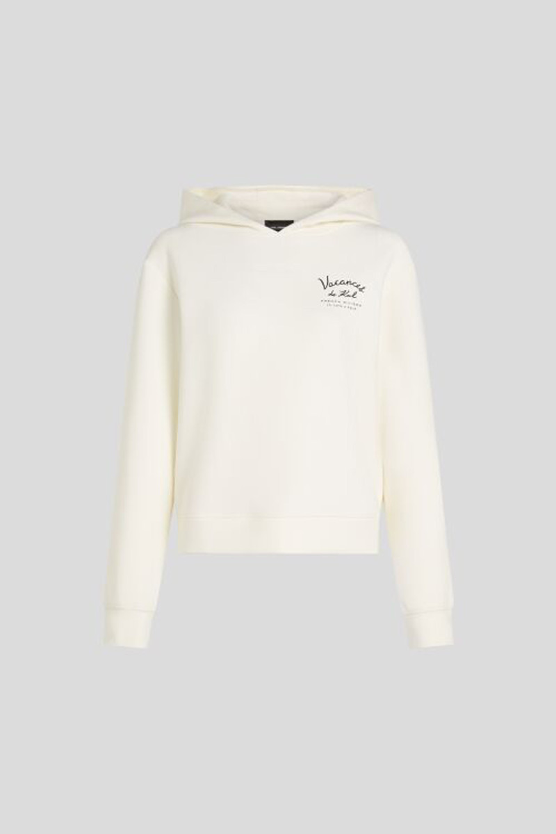Mikina Karl Lagerfeld Vacances De Karl Hoodie Cannoli Cream