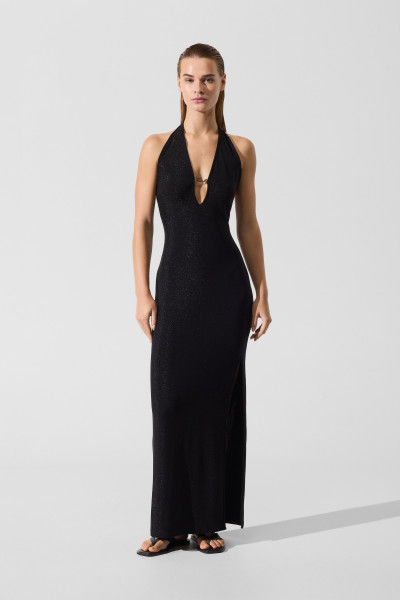 PLÁŽOVÉ OBLEČENIE KARL LAGERFELD SIGNATURE LUREX BEACH DRESS - Fotografia č. 1