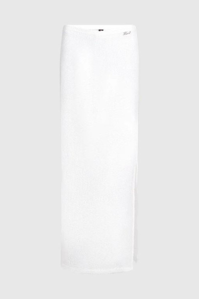 STRANDRUHA KARL LAGERFELD SIGNATURE CROCHET BEACH SKIRT - Kép 5