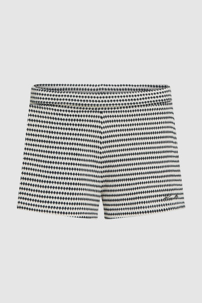 STRANDRUHA KARL LAGERFELD CROCHET STRIPED SHORTS - Kép 5
