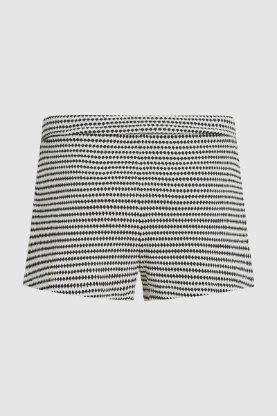 STRANDRUHA KARL LAGERFELD CROCHET STRIPED SHORTS - Kép 6