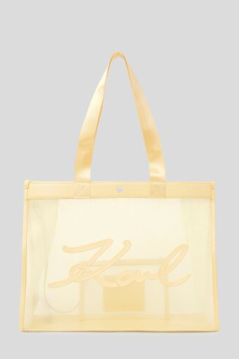 Taška Karl Lagerfeld K/Signature Mesh Shopper Sunlight