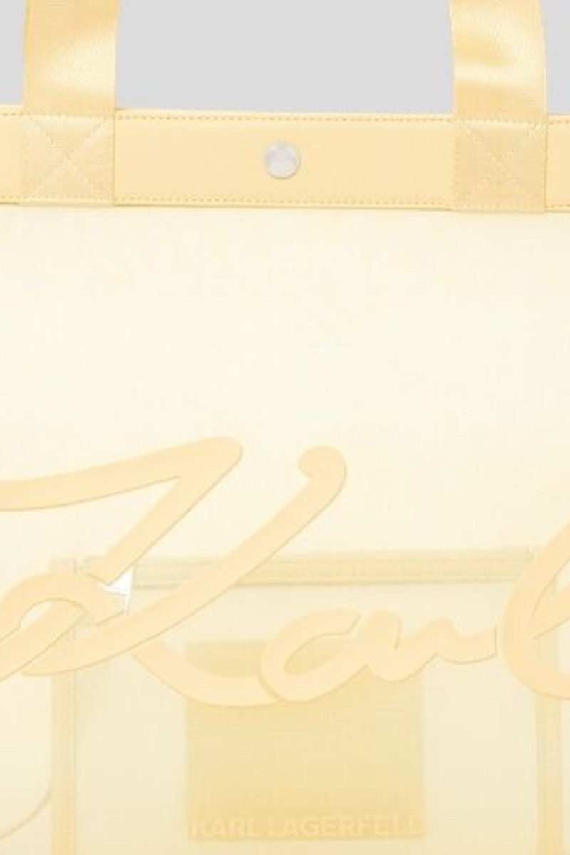 Taška Karl Lagerfeld K/Signature Mesh Shopper Sunlight