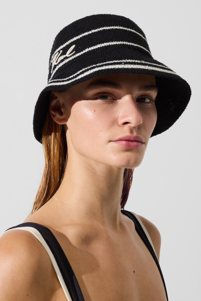 KLOBÚK KARL LAGERFELD K/SIGNATURE BUCKET HAT - Fotografia č. 1