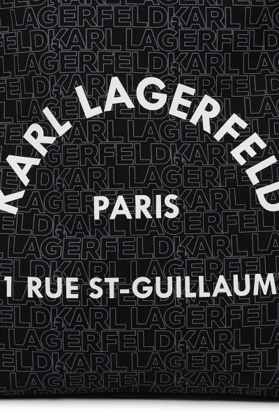 TÁSKA KARL LAGERFELD K/RSG CANVAS AOP LOGO SHOPPER - Kép 3