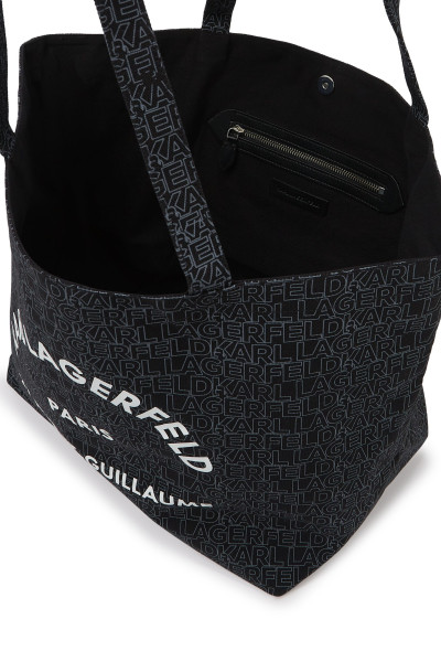 TÁSKA KARL LAGERFELD K/RSG CANVAS AOP LOGO SHOPPER - Kép 4