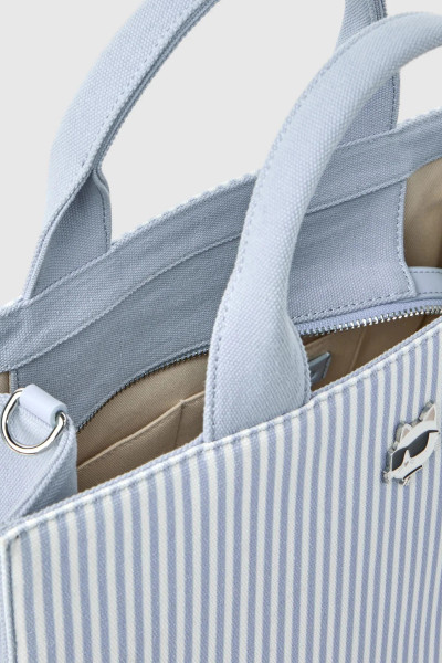 KABELKA KARL LAGERFELD IKON STRIPE CHOUP SQ MD TOTE - Fotografia č. 4