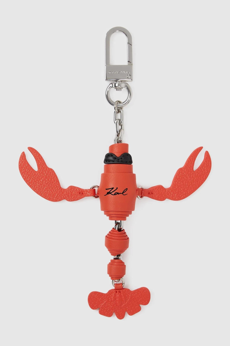 Kulcstartó Karl Lagerfeld Ikon Lobster Keychain Poppy Red