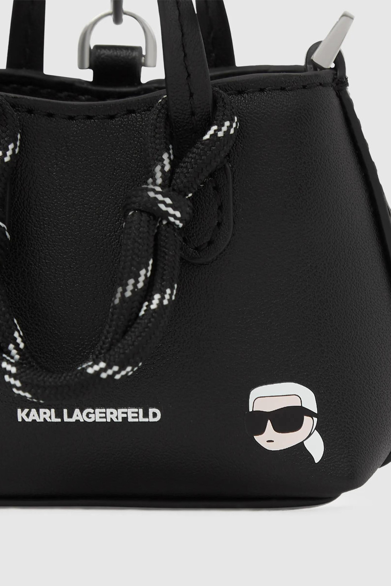 Kľúčenka Karl Lagerfeld Ikon Mini Case Black