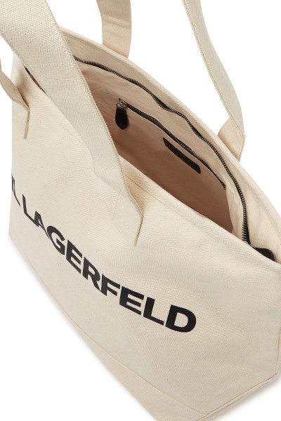 TÁSKA KARL LAGERFELD K/ESSENTIAL ELONG LOGO XL TOTE - Kép 5