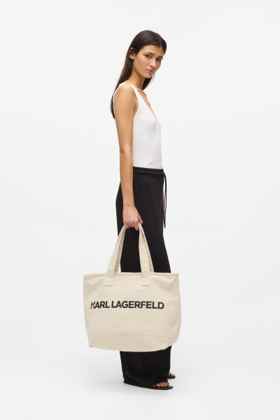 TÁSKA KARL LAGERFELD K/ESSENTIAL ELONG LOGO XL TOTE - Kép 2