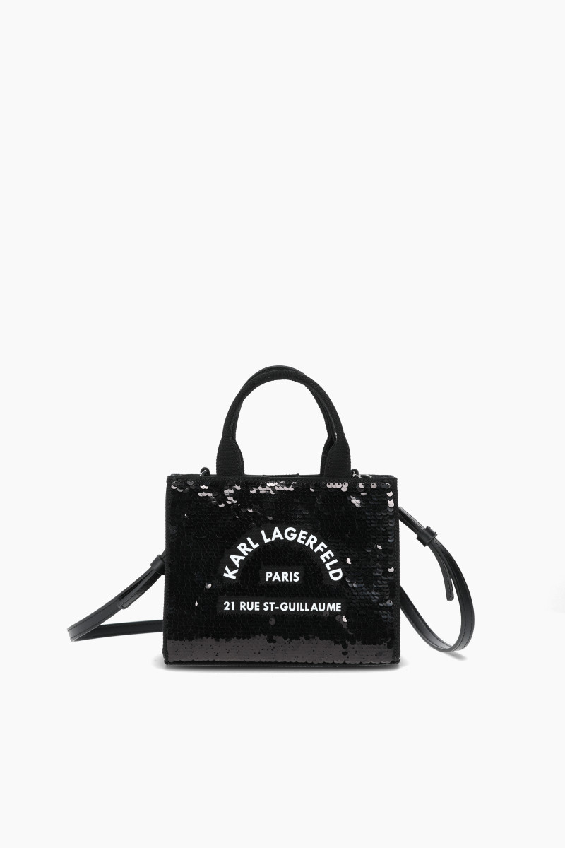 Kabelka Karl Lagerfeld K/Rsg Square Mini E/W Tote Seq Black