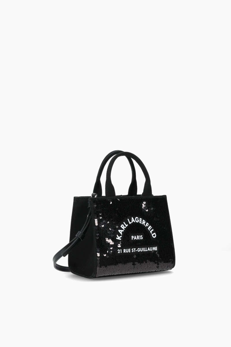 Kabelka Karl Lagerfeld K/Rsg Square Mini E/W Tote Seq Black