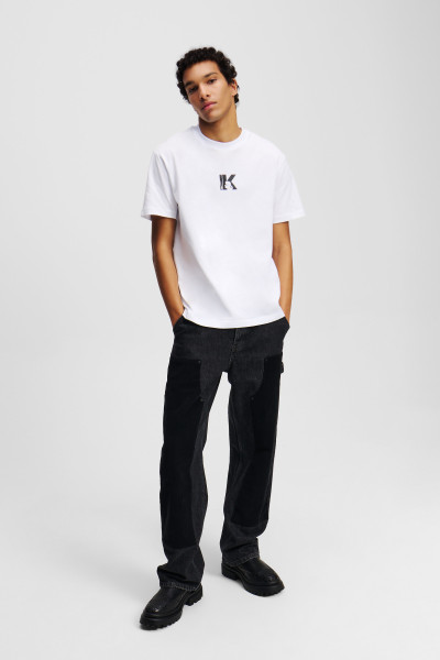 TRIČKO KARL LAGERFELD JEANS KLJ REG SS K-LOGO TEE - Fotografia č. 4