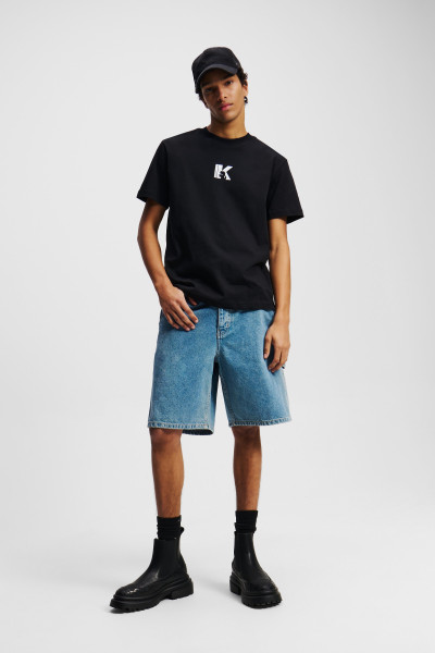 TRIČKO KARL LAGERFELD JEANS KLJ REG SS K-LOGO TEE - Fotografia č. 4