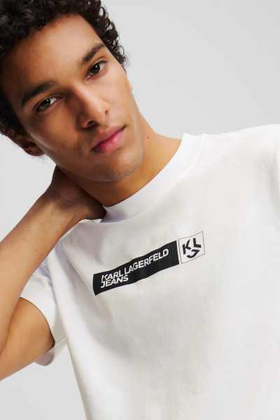 TRIČKO KARL LAGERFELD JEANS KLJ SLIM GRAPHIC TEE - Fotografia č. 3