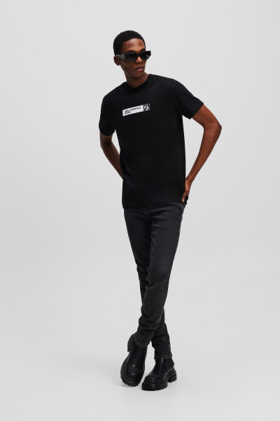 TRIČKO KARL LAGERFELD JEANS KLJ SLIM GRAPHIC TEE - Fotografia č. 4