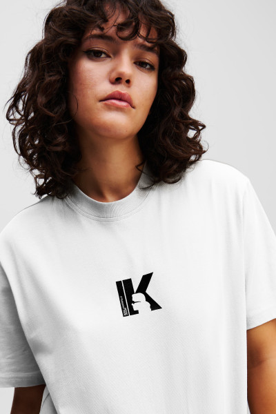 TRIČKO KARL LAGERFELD JEANS KLJ REG SS K-LOGO TEE - Fotografie č. 3