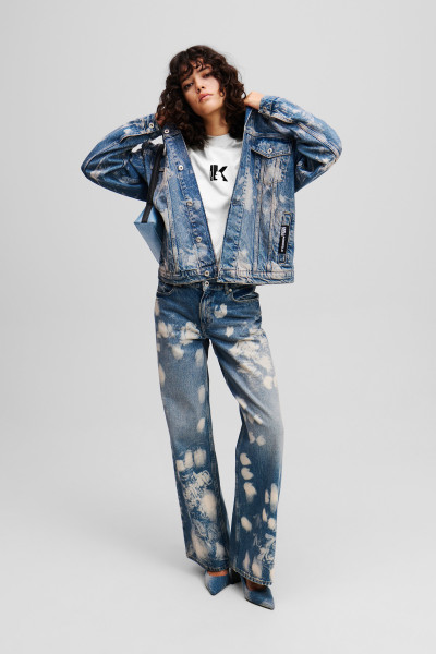 TRIČKO KARL LAGERFELD JEANS KLJ REG SS K-LOGO TEE - Fotografie č. 4