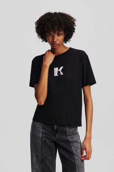 TRIČKO KARL LAGERFELD JEANS KLJ REG SS K-LOGO TEE - Fotografie č. 1