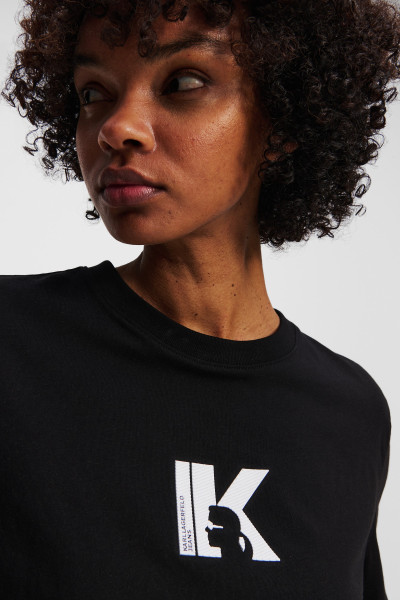 TRIČKO KARL LAGERFELD JEANS KLJ REG SS K-LOGO TEE - Fotografie č. 3
