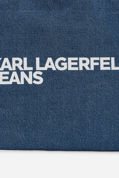 TÁSKA KARL LAGERFELD JEANS KLJ EW LOGO SHOPPER DENIM - Kép 4