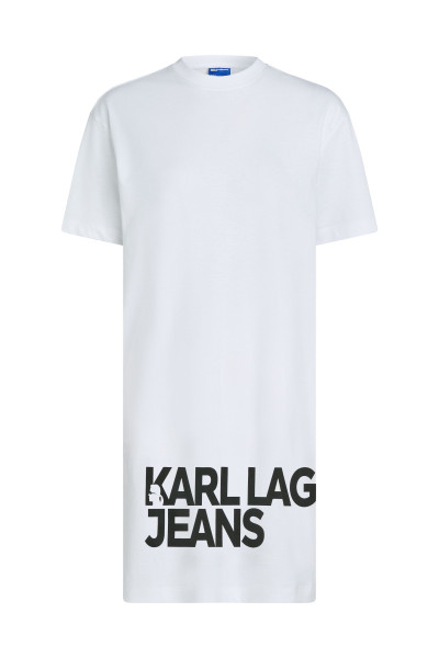 RUHA KARL LAGERFELD JEANS KLJ LOGO TEE DRESS - Kép 1