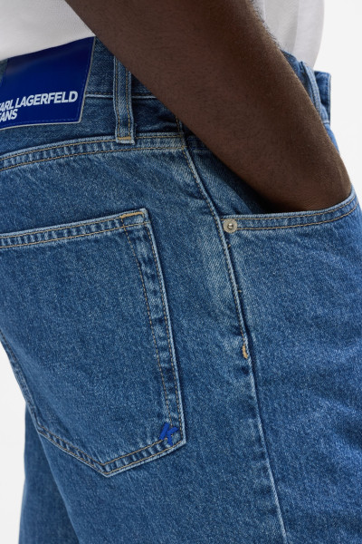 RÖVIDNADRÁG KARL LAGERFELD JEANS KLJ REGULAR DENIM SHORT - Kép 4