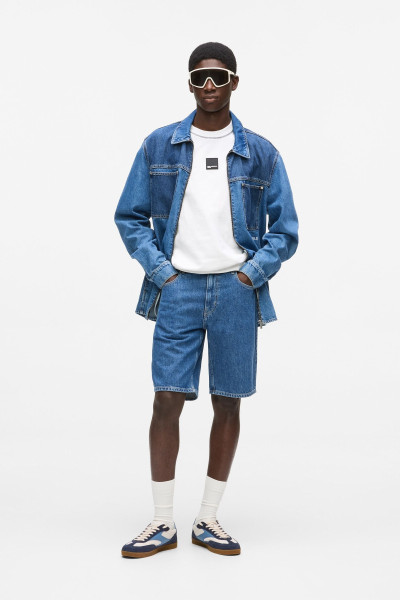 RÖVIDNADRÁG KARL LAGERFELD JEANS KLJ REGULAR DENIM SHORT - Kép 1