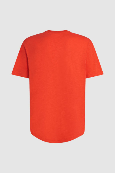 PÓLÓ KARL LAGERFELD JEANS KLJ REG CURVED HEM SLUB TEE - Kép 7