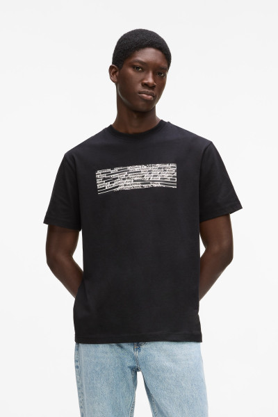 TRIČKO KARL LAGERFELD JEANS KLJ REG SS TAPE LOGO TEE - Fotografie č. 1