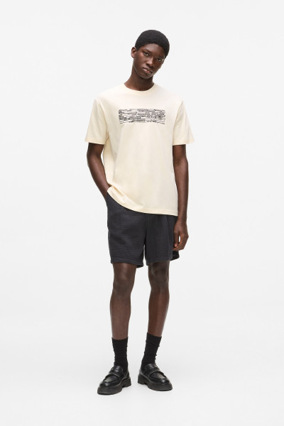 TRIČKO KARL LAGERFELD JEANS KLJ REG SS TAPE LOGO TEE - Fotografie č. 4