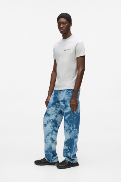 PÓLÓ KARL LAGERFELD JEANS KLJ RELAX SS WASHED TEE - Kép 3