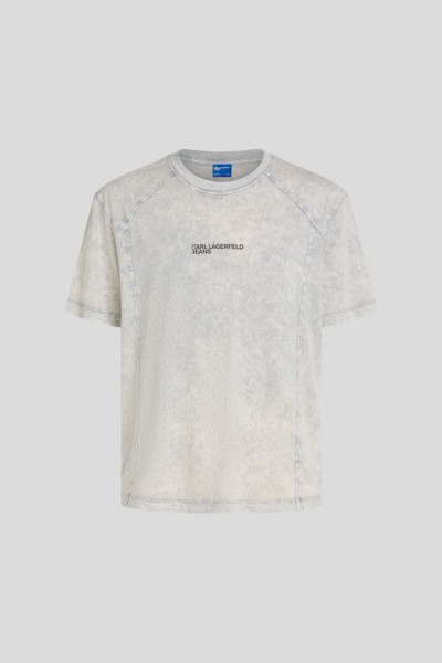 PÓLÓ KARL LAGERFELD JEANS KLJ RELAX SS WASHED TEE - Kép 5