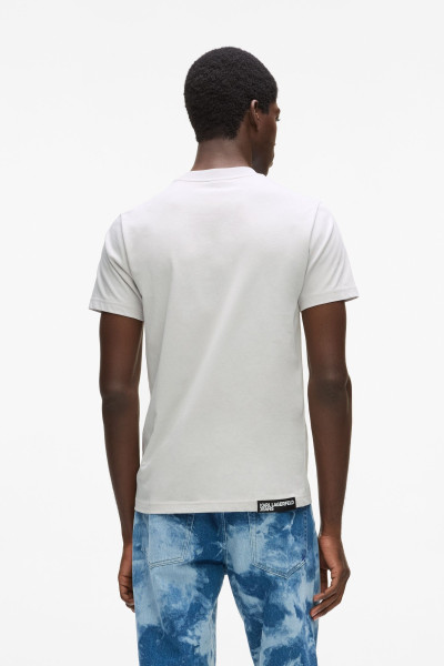 PÓLÓ KARL LAGERFELD JEANS KLJ RELAX SS WASHED TEE - Kép 2